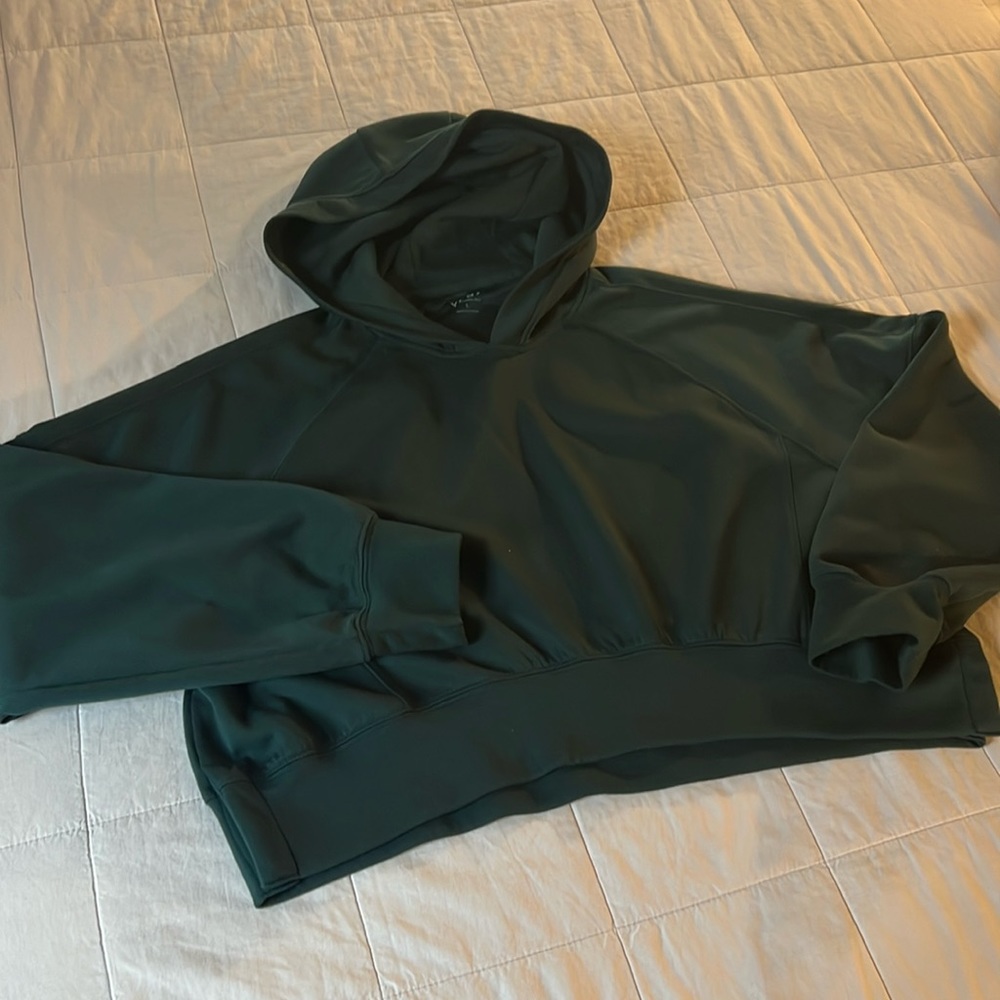 Abercrombie & Fitch YPB Green Cropped Hoodie L